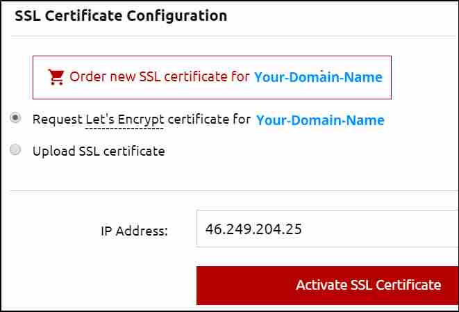 Activate FREE SSL Certificate Lets Encrypt !
